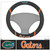 University of Florida - Florida Gators Steering Wheel Cover Gator Head Primary Logo and Wordmark Black