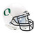 Oregon Ducks Schutt Authentic XP Full Size Helmet - White w/DG Decal Alternate Helmet #1