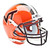 Virginia Tech Hokies Schutt Mini Helmet - Orange w/Stripe Alternate Helmet #4