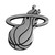 NBA - Miami Heat Chrome Emblem 3.2"x3"
