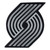 NBA - Portland Trail Blazers Chrome Emblem 2.8"x3.2"