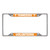 University of Tennessee - Tennessee Volunteers License Plate Frame Power T Primary Logo with Wordmark Chrome