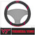 Virginia Tech - Virginia Tech Hokies Steering Wheel Cover VT Primary Logo and Wordmark Black