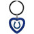 Indianapolis Colts Royal Rhinestone Heart Keychain