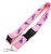 Los Angeles Dodgers Lanyard Breakaway with Key Ring Style Pink Design