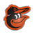 Baltimore Orioles Embossed Color Emblem "Oriole Bird Head" Primary Logo