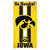 Iowa Hawkeyes Towel 30x60 Beach Style