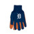 Detroit Tigers Two Tone Gloves - Adult Size