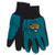 Jacksonville Jaguars Two Tone Adult Size Gloves