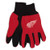 Detroit Red Wings Two Tone Gloves - Adult