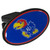 Kansas Jayhawks Plastic Hitch Cover Class III