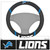 Detroit Lions Steering Wheel Cover  "Lion" Logo & "Detroit Lions" Wordmark Black