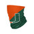 Miami Hurricanes Face Mask Gaiter Big Logo