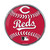 Cincinnati Reds Embossed Baseball Emblem Primary Logo and Wordmark