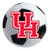 University of Houston - Houston Cougars Soccer Ball Mat Interlocking UH Primary Logo White