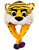 LSU Tigers Mascot Themed Dangle Hat