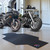 Houston Texans Motorcycle Mat Texans Primary Logo Black