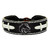 Boise State Broncos Bracelet Team Color Football Black Leather