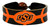 Oklahoma State Cowboys Team Color Basketball Bracelet