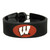 Wisconsin Badgers Classic Hockey Bracelet