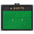 New Orleans Saints Golf Hitting Mat Fleur-de-lis Primary Logo and Wordmark Black