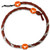 Texas Longhorns Classic Spiral Football Necklace