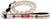 Arizona Diamondbacks Pet Leash Leather Frozen Rope Baseball Size Large