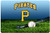 Pittsburgh Pirates Pet Bowl Mat Team Color Baseball Size Large