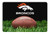 Denver Broncos Pet Bowl Mat Classic Football Size Large