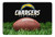 San Diego Chargers Classic NFL Football Pet Bowl Mat - L -