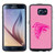 Atlanta Falcons Pink NFL Football Pebble Grain Feel Samsung Galaxy S6 Case -