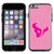 Houston Texans Pink NFL Football Pebble Grain Feel IPhone 6 Case -