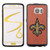 New Orleans Saints Classic NFL Football Pebble Grain Feel Samsung Galaxy S6 Case