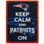 New England Patriots Keep Calm Sign
