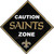 New Orleans Saints Caution Wall Sign Plaque