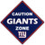 New York Giants Caution Wall Sign Plaque