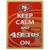 San Francisco 49ers Keep Calm Sign