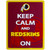 Washington Redskins Keep Calm Sign