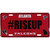 Atlanta Falcons Hashtag License Plate