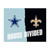 NFL House Divided - Cowboys / Saints House Divided Mat House Divided Multi