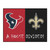 NFL House Divided - Texans / Saints House Divided Mat 33.75"x42.5"
