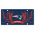 New England Patriots Styrene License Plate