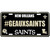 New Orleans Saints Hashtag License Plate