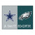 NFL House Divided - Cowboys / Eagles House Divided Mat 33.75"x42.5"