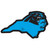 Carolina Panthers Home State 11 Inch Magnet
