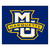 Marquette University - Marquette Golden Eagles Tailgater Mat "MU" Logo with Wordmark Navy