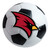 Saginaw Valley State University - Saginaw Valley State Cardinals Soccer Ball Mat "Cardinal" Logo White