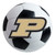 Purdue University - Purdue Boilermakers Soccer Ball Mat P Primary Logo White