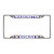 University of Washington - Washington Huskies License Plate Frame W Primary Logo and Wordmark Chrome