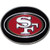 San Francisco 49ers Logo Belt Buckle